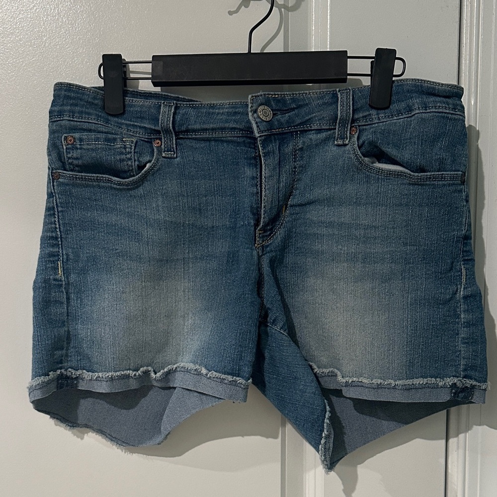 Signature by Levi Strauss Blue Denim Jean Shorts